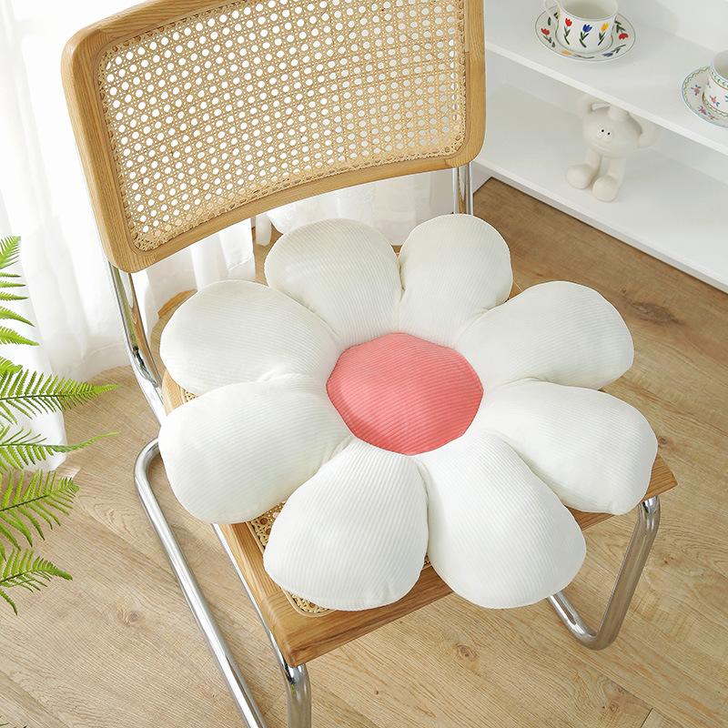 Мягкая подушка с шестью лепестками цветов, девчачий декор комнаты, подушка с подсолнечником, эркер, розовый цветок, установка для детей, подушка для сиденья в спальне