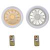 Ceiling Fans with LED Light, 3-Blade Modern for Smart E27 Lamp for Head Fan Lamp Flush Mount for Bedroom Office 86V-2