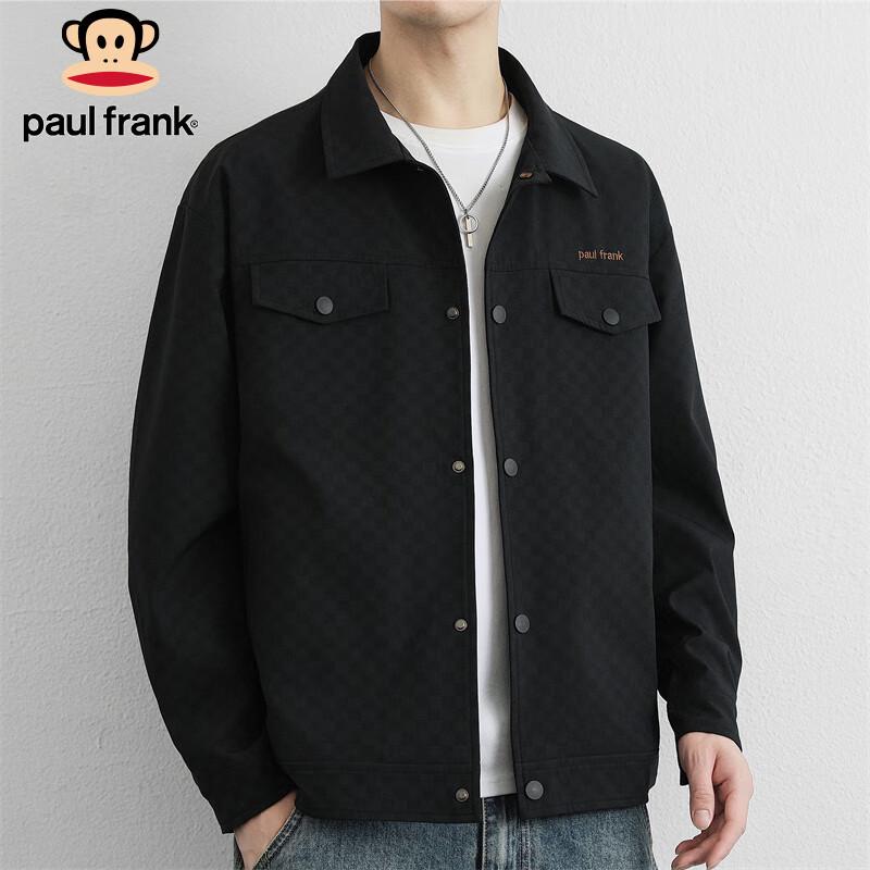 Paul Frank Men's Casual Checkered Windproof Jacket