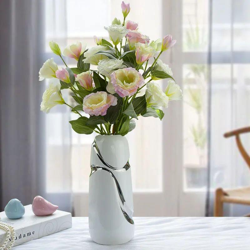 Ваза Керамическая ваза Украшение дома Цветочная композиция Скандинавская ваза