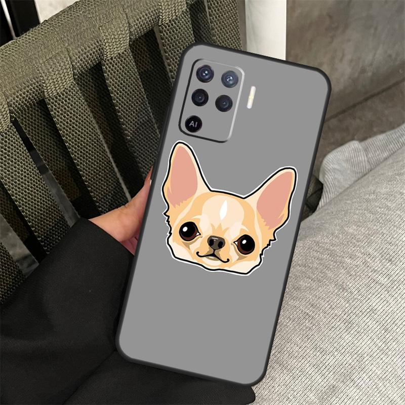 Chihuahua Dog Case For Oppo A80 A60 A40 A94 A54 A98 A78 A18 A38 A58 A16 A76 A96 A17 A77 A74 A57S A15 Cover