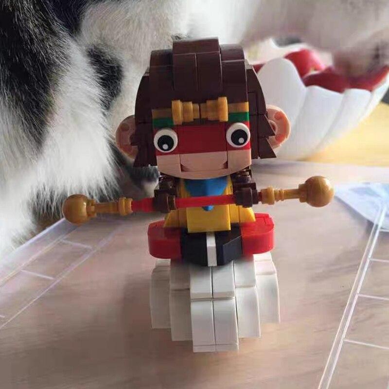 LOZ 1440 Legend Journey To The West Monkey King Animal Monster 3D Model Mini Blocks Bricks Building Toy for Children Gift No Box
