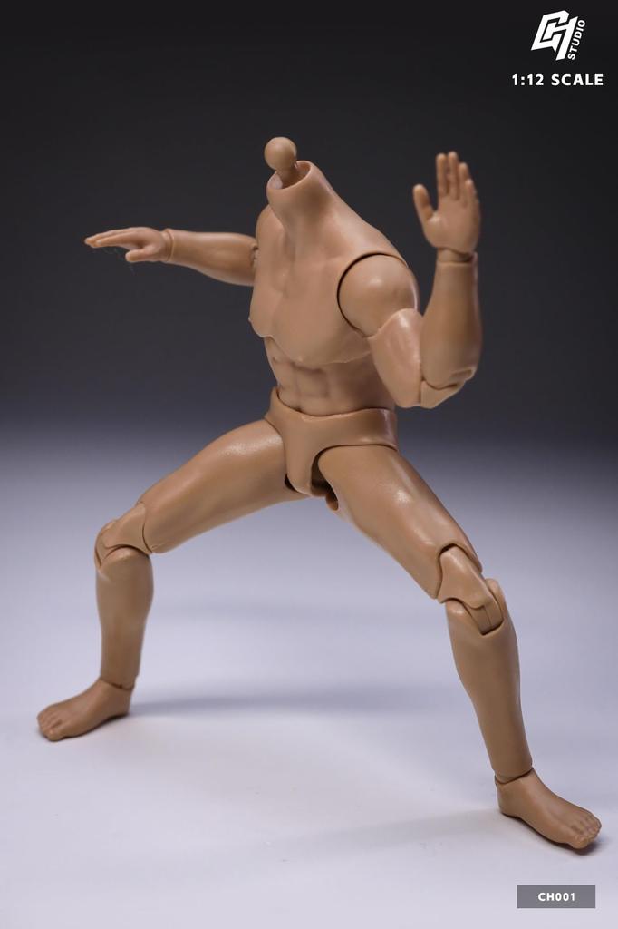 Игрушки Хобби Фигурка CH studio Мужское Подвижное Шарнирное Тело & [TOYBARJAPAN] 1/12 CH001/CH002 Мужское (CH001)