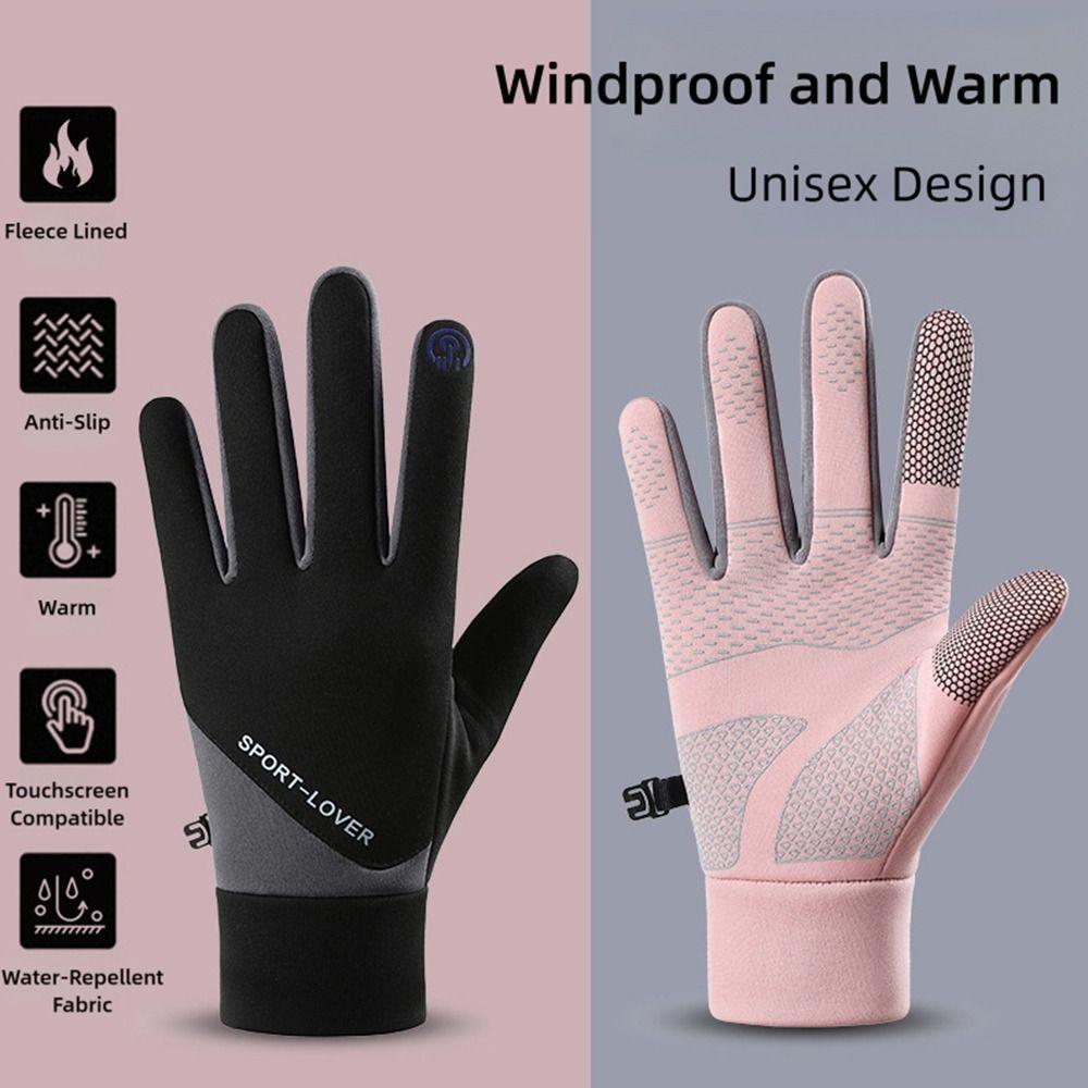 Windproof Warm Mittens Cold Resistance Full Finger Gloves Waterproof Gloves Autumn and Winter