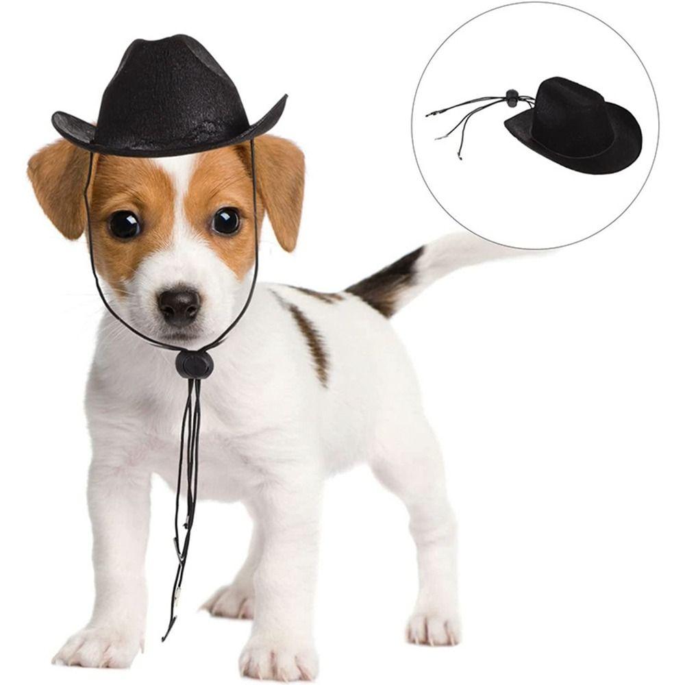 Fashion Dog Costume Top Hat Pet Supplies Pet Hat Cowboy Hat Headwear Dogs Caps
