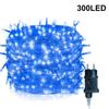 Рождественские гирлянды на 100/200/300 светодиодов для использования в помещении и на открытом воздухе, 8 режимов освещения со встроенными функциями таймера и памяти, водонепроницаемая гирлянда с разъемом