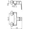 Смеситель Valvex Aurora Розовое Золото 2445240