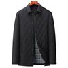 Autumn and Winter Men's Lapel Light Casual Cotton-padded Middle-aged Business Warm Jacket