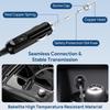Waterproof For Starlink Mini DC Power Cable USB C 12V-24V Cigarette Lighter Plug and DC Male Power Cable Cord For Starlink Mini