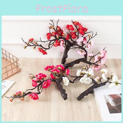 Prunus Mume Комнатное растение Имитация Искусственный цветок Украшение для дома Гостиная Комната