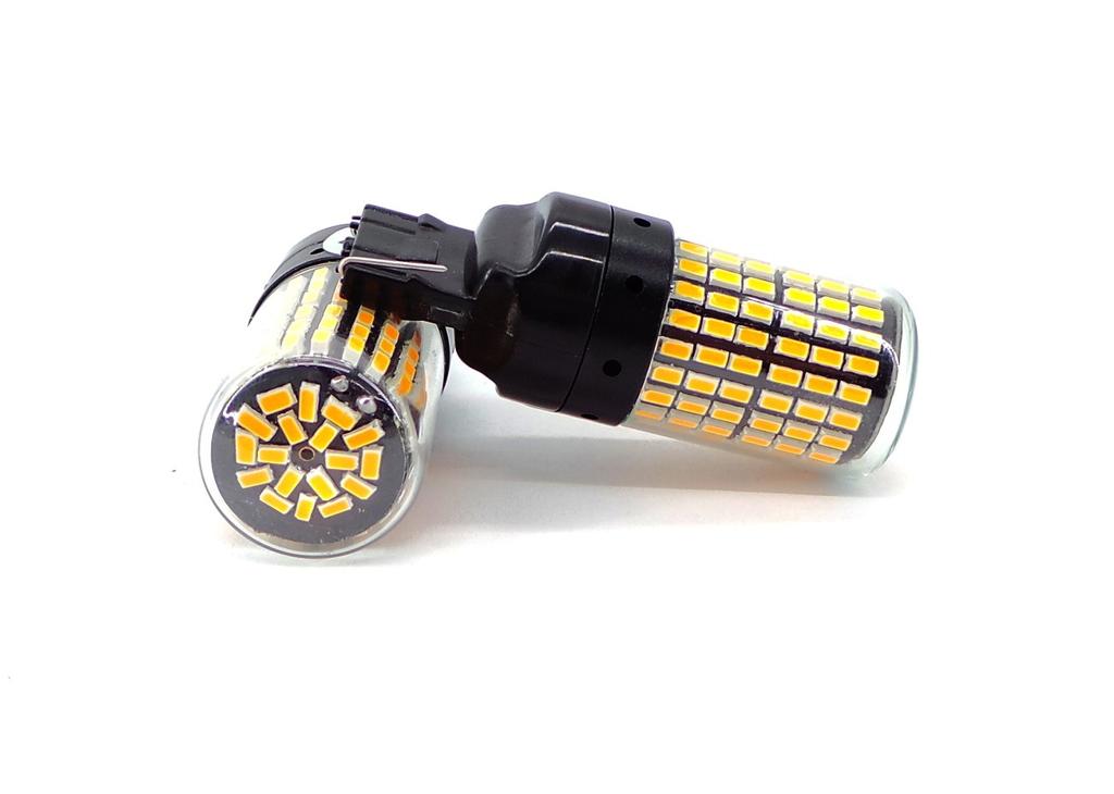 W21W LED Bulbs 2x 7440 12-24V CANBUS Orange PREMIUM Off-Road