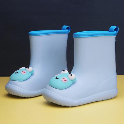 Детские дождевые туфли лето новые нескользящие мальчиковые резиновые сапоги детский сад детский дождевик милые мультяшные дождевые туфли