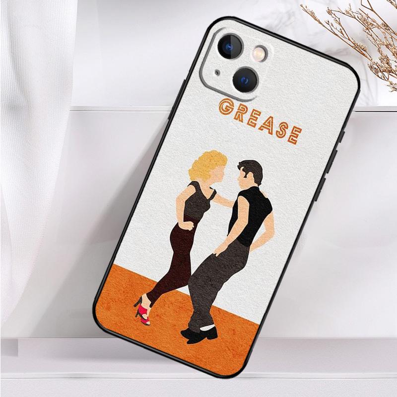 Розовый женский чехол Grease Movie для iPhone 14 16 15 Pro Max 11 12 13 Mini 7 8 Plus X XR XS MAX мягкий противоударный чехол