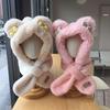 Cozy Fleece-Lined Winter Hat & Scarf with Cute Bow and Ear Protection for Kids