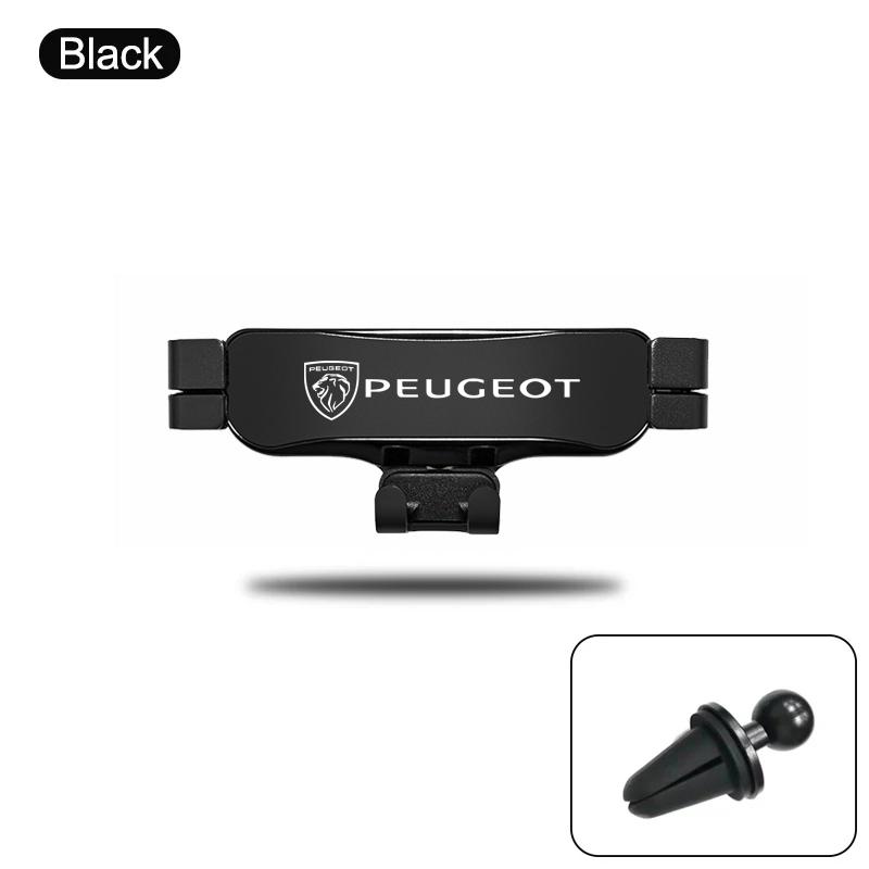 ABS Car Styling Phone Holder Air Vent Mount Clip For Peugeot 208 308 206 307 207 3008 407 508 2008 5008 406 408 607 4008 Rifter