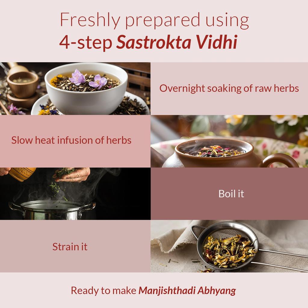 BabyOrgano® Масло для детского массажа Манжиштхади Абхьянга для новорожденных (0-2 года) – Укрепляет кости и мышцы, Сделано с манжиштхой и дарухальди, Токсин - 100 мл