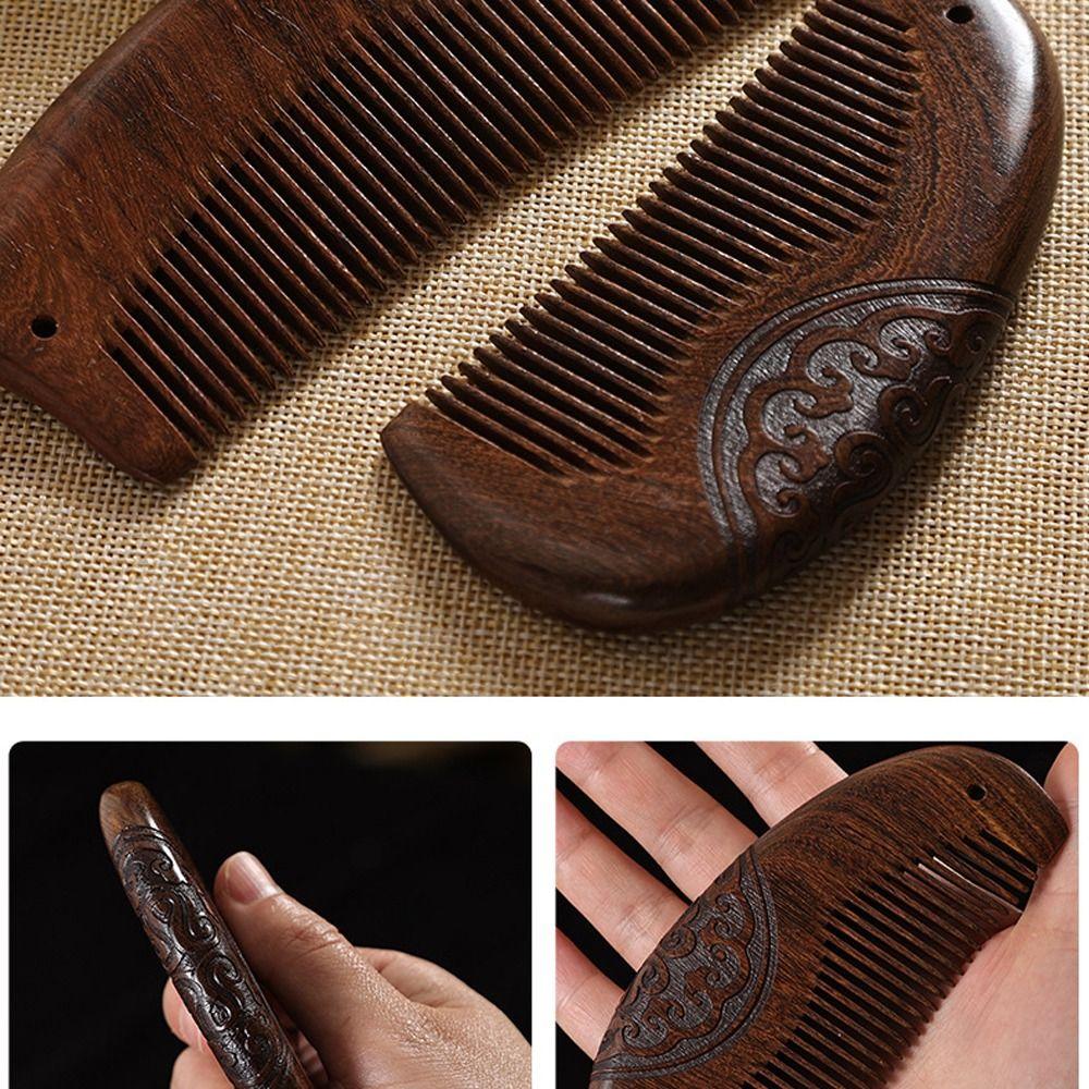 Антистатическая расческа для волос, деликатная сандаловая расческа, инструмент для укладки волос, инструмент для ухода за волосами, бьюти-аксессуары