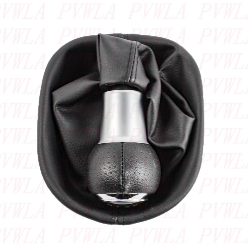 Для VW Caddy Touran 2003 2004 2005 2006 2007 2008 2009 2010 2011 2012 2013 2014 2015 6-ступенчатая ручка переключения передач + чехол из ПУ кожи