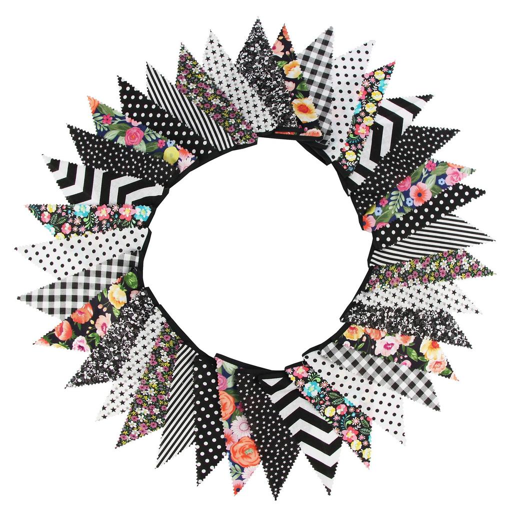 Cotton Banner For Weddings Garden Parties Height 17.46cm