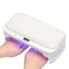 Новейшая складная гелевая лампа для ногтей NUYOLEITY, УФ-светодиодная лампа для ногтей, 120 Вт, ручная подушка, профессиональная светодиодная лампа для гелевых ногтей, 4-шаговый таймер, складная лампа для ногтей