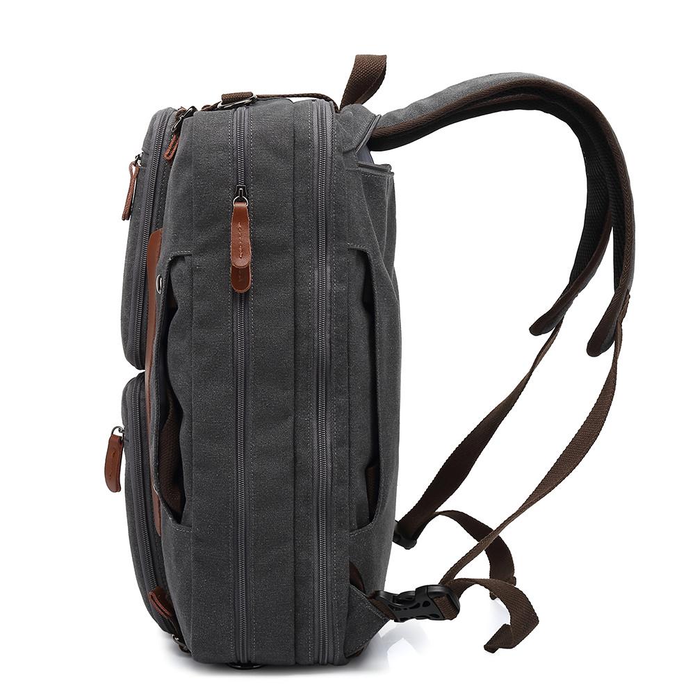 Мужской рюкзак Cool Bell, многофункциональный канва-рюкзак, сумка через плечо, сумка-мессенджер и сумка 15,6/17,3-дюймовый рюкзак для ноутбука