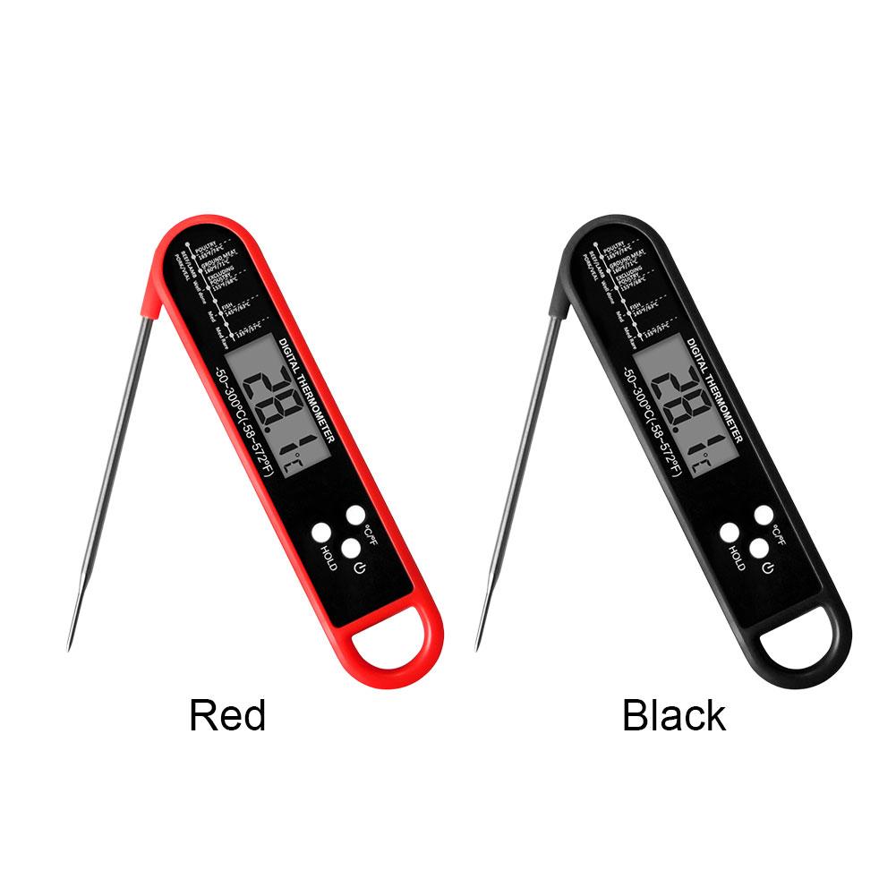 Цифровой пищевой термометр со складным зондом, термометр для масла, термометр для приготовления мяса на кухне, для гриля и барбекю на открытом воздухе