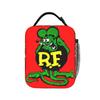 Персонализированная сумка-ланч с изображением аниме-мультяшного Rat Fink для ребенка, персонализированный ланч-бокс, сумка-холодильник для улицы, портативные водонепроницаемые термосумки для ланча