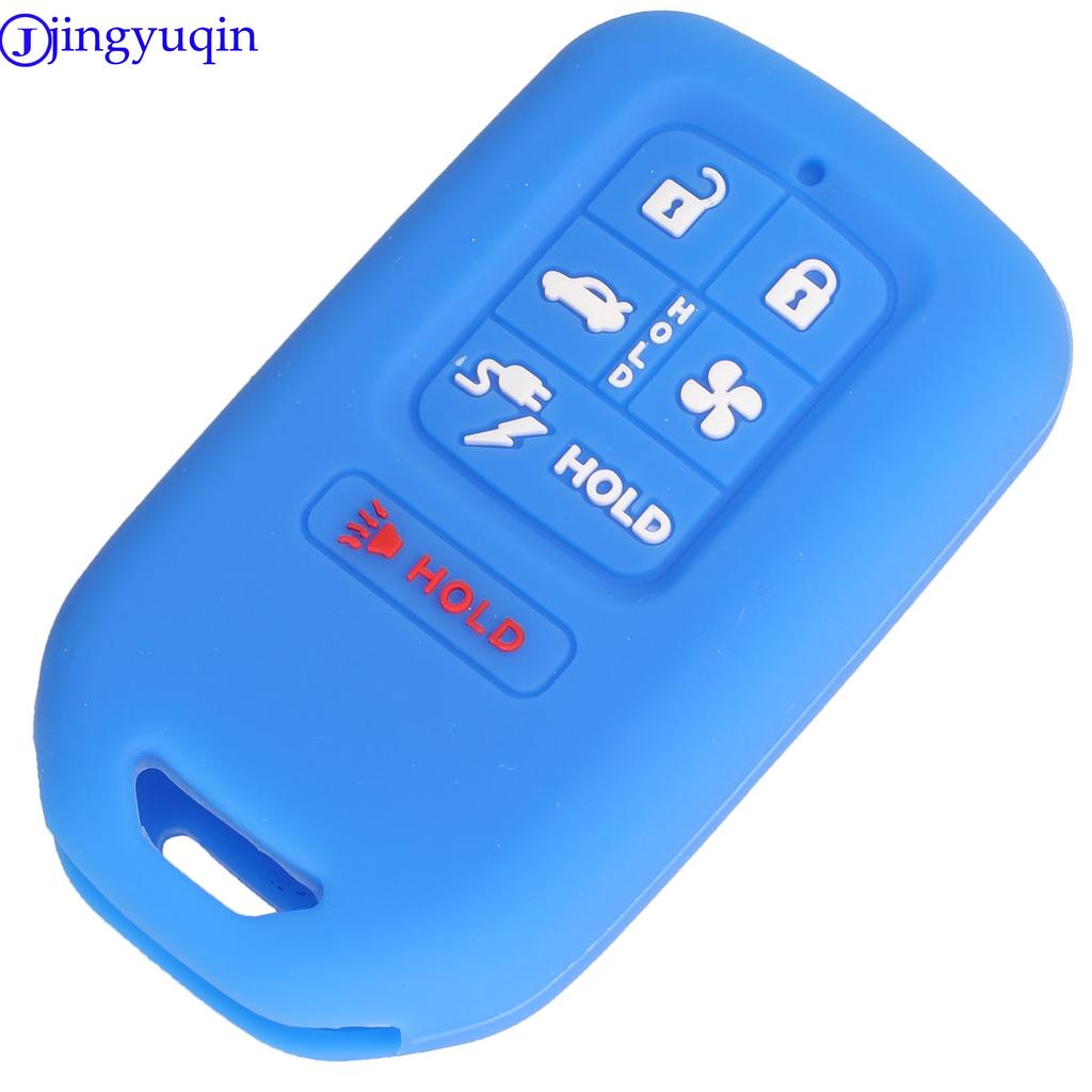 Jingyuqin 6B Remote Car Key силиконовый чехол для Honda Civic Accord Pilot CRV 2015 2016 2017 2018 держатель стиль