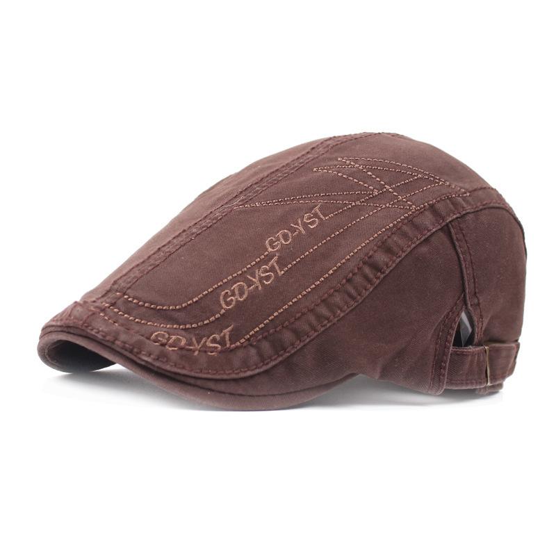 Cotton Beret Men's British Casual Cap Sun Hat Hat Forward Hat