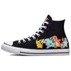 Pokemon X Chuck Taylor All Star High First Partners Unisex Sneakers Black Multi White A01089C