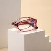 Folding Anti-Blue Light Reading Glasses Color PC Frame Women's Portable Fashionable Elderly Glasses