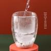 Festive Heat-Resistant Double-Layer Glass Cup - Perfect for Milk or Coffee