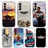 Чехол для телефона Top Gun (Горячий фильм) для Samsung Galaxy S26 S25 S24 S23 S22 S21 Plus Ultra Note20 Мягкий Черный