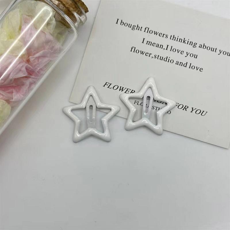 Star Hairclip Women Girl Haipin Hair Decoration Household Accessory for Adults Women Girl Hair Fixing Accessory