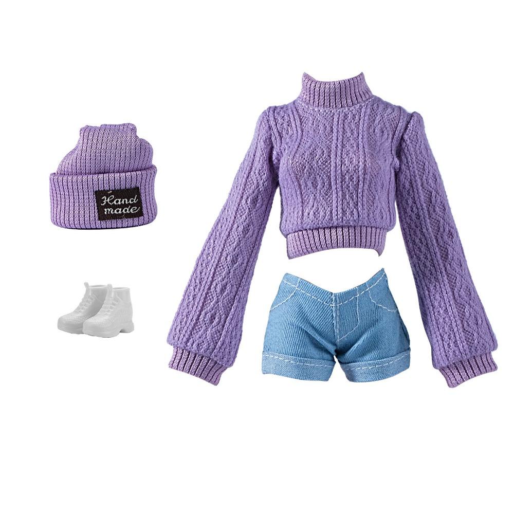 DIY Accessories Doll Knitted Sweaters Pants Dress Up Clothes for 1/6 BJD 28~30cm Dolls 11.5" Dolls