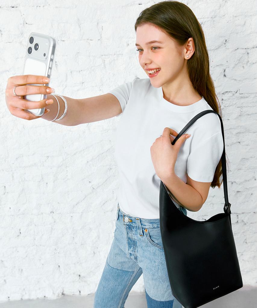 Clave Blair Black Tote Bag
