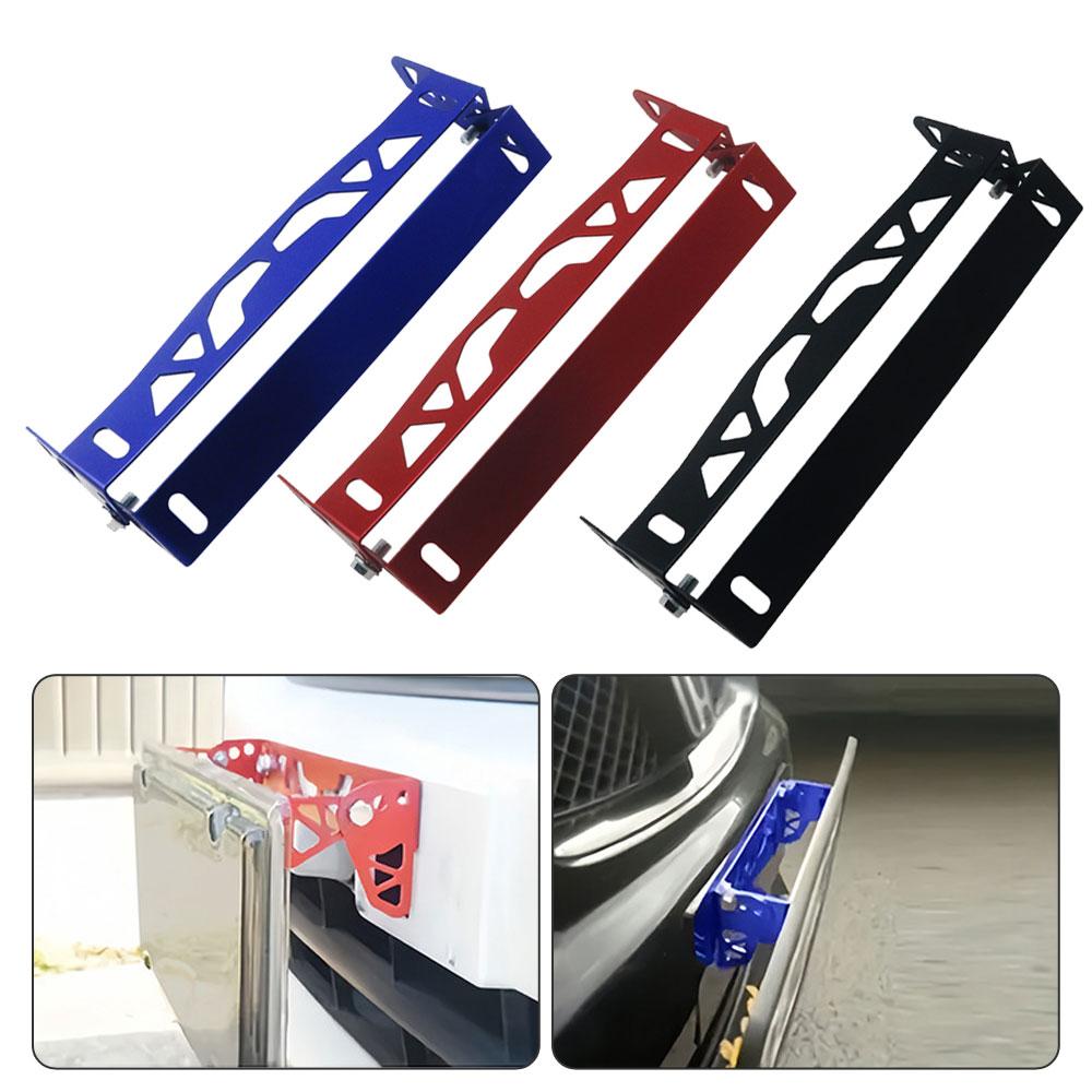 1 шт. универсальная алюминиевая рамка номерного знака для стайлинга автомобиля, регулируемая рамка номерного знака, держатель бирки, внешние аксессуары для автомобиля