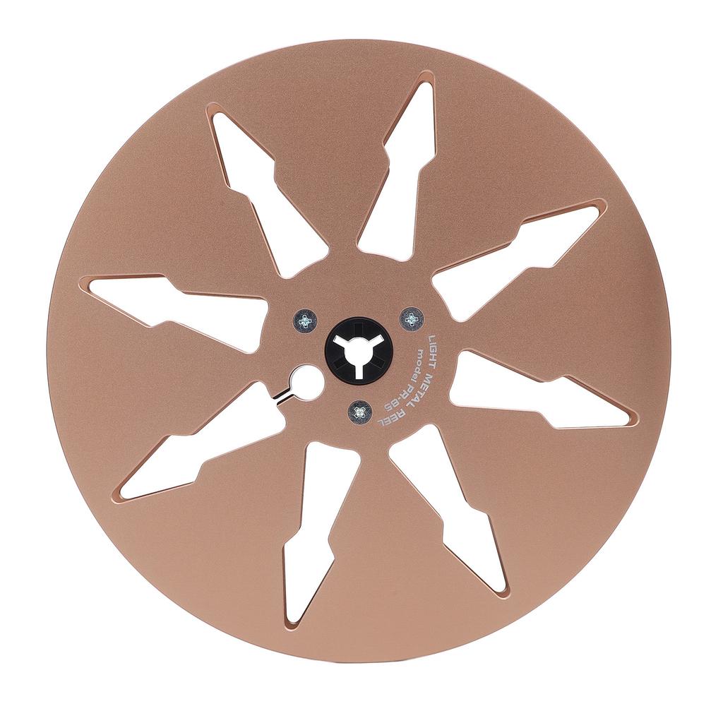 1 4 7 Inch Empty Tape Reel 8 Holes Aluminum Alloy Open Reel Sound Tape Empty Reel for Reel to Reel for ReVox Studer Gold