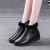 New Winter Women Boots Thick Plush Woman's Ankle Boots Zipper Comfortable Outdoor Snow Boots Fashion Cotton Shoes