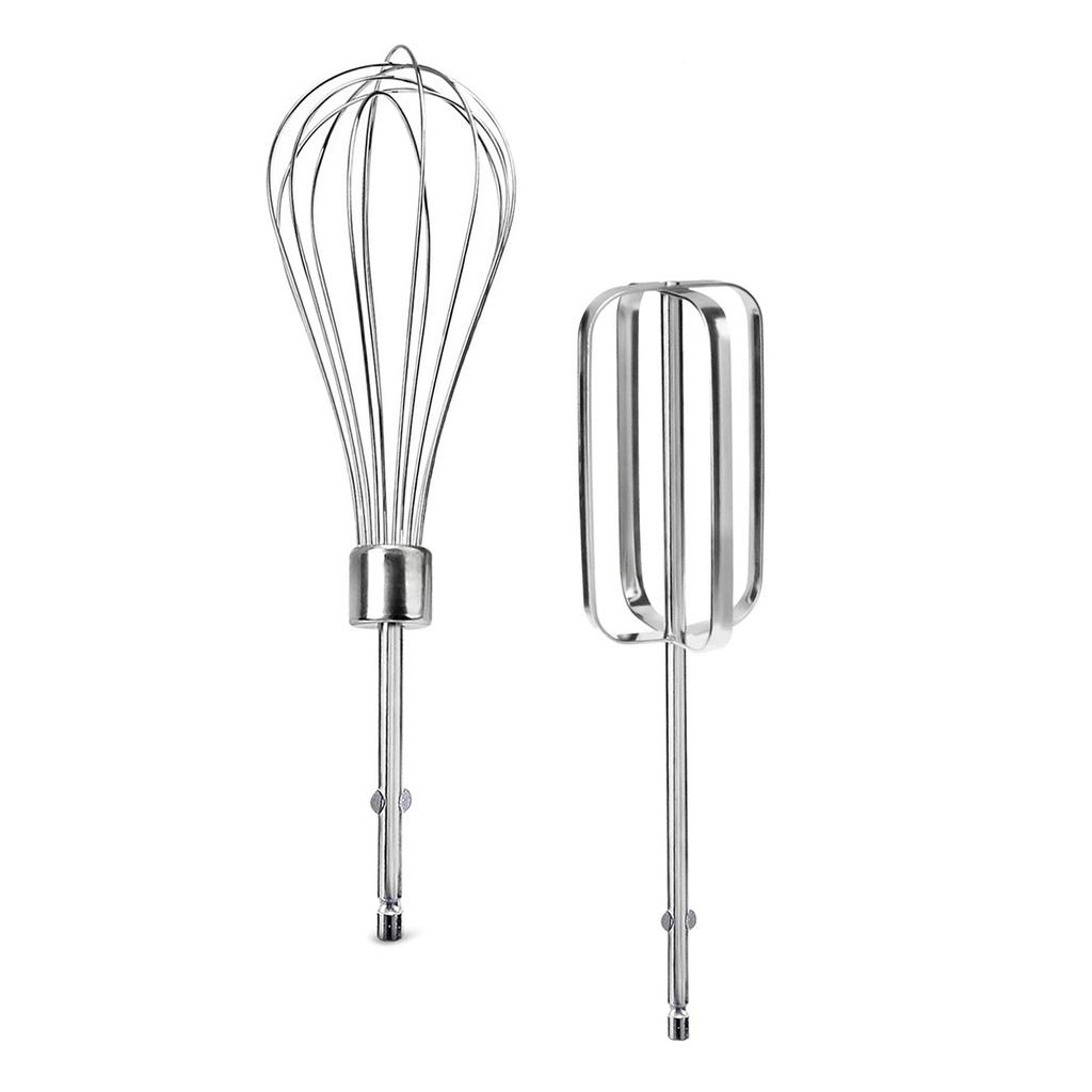 Pack of 3 Stainless Steel Beater Attachments Flour Mixing Whisk Handheld Mixer Accessories Perfect for Hand Mixer Baking