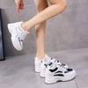 Fashion 2025 Spring and Autumn New Versatile Inner Women's Shoes Casual Sports Daddy Shoes Casual Shoes Square Head