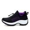 Large Size Fashion Fly-woven Casual Shoes Breathable and Wear-resistant One-pedal Thick-soled Lazy Socks Shoes Women