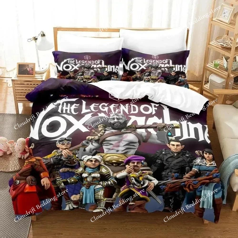 New Legend Of Vox Machina Game Bedding Set Single Twin Full Queen King Size Bed Set Adult Kid Bedroom Duvet Cover Sets 2D Anime