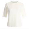 Shop   Women Round Neck Tencel Mono Half Sleeve KniT T shirT lighT Purple Frb Wk
