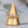 Новые золотые благородные трендовые изящные кольца для женщин Entry Lux Zircon Midi Finger Rings для девушки на годовщину