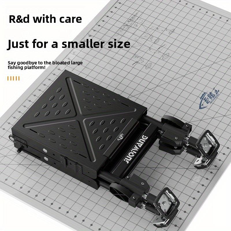 2025 Новая Ультралегкая Телескопическая Складная Многофункциональная Утолщенная Платформа для Рыбалки из Алюминиевого Сплава Маленькая Подставка для Рыбалки
