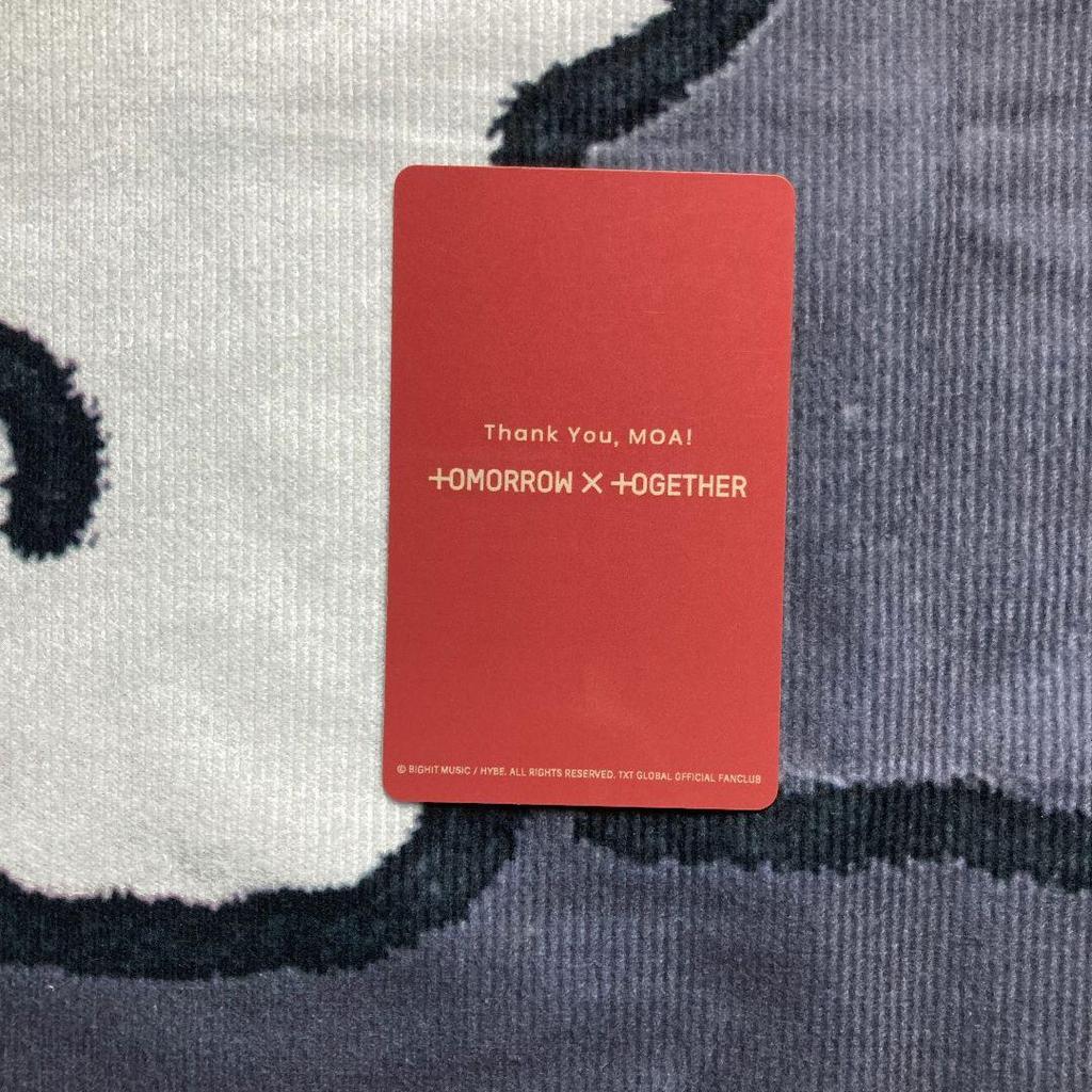 [USED] TXT MOAZONE FC Exclusive Trading Card (1 Taehyung)