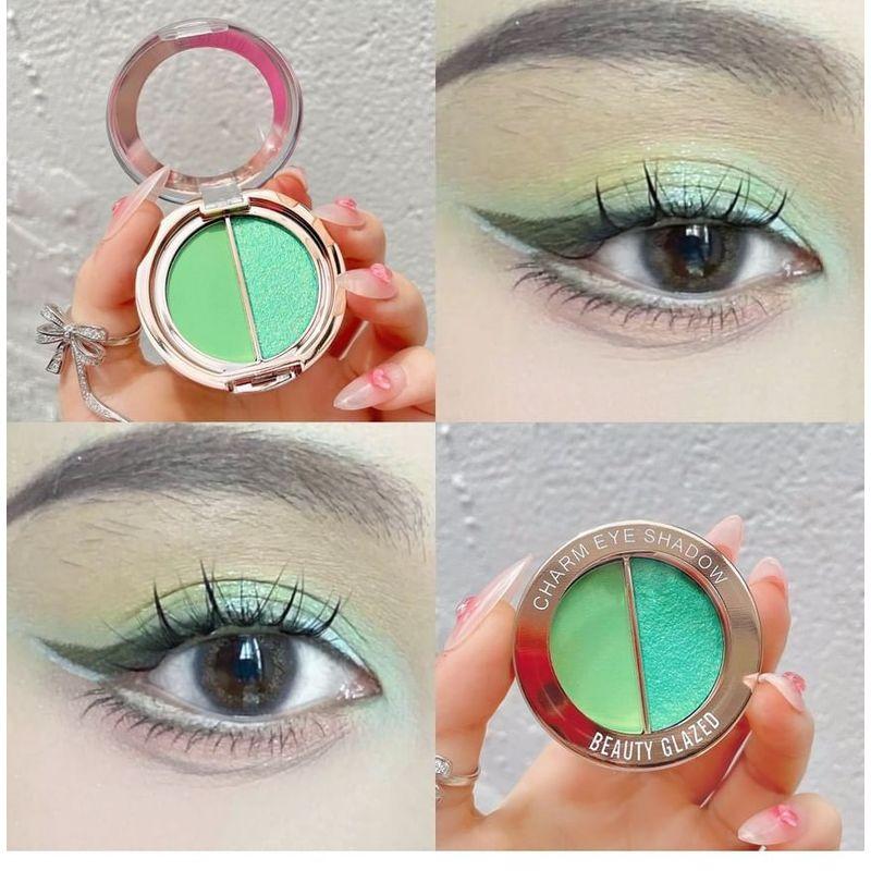 BEAUTY GLAZED - Матовые и жемчужные тени для век с двойным эффектом Charm - 10 оттенков