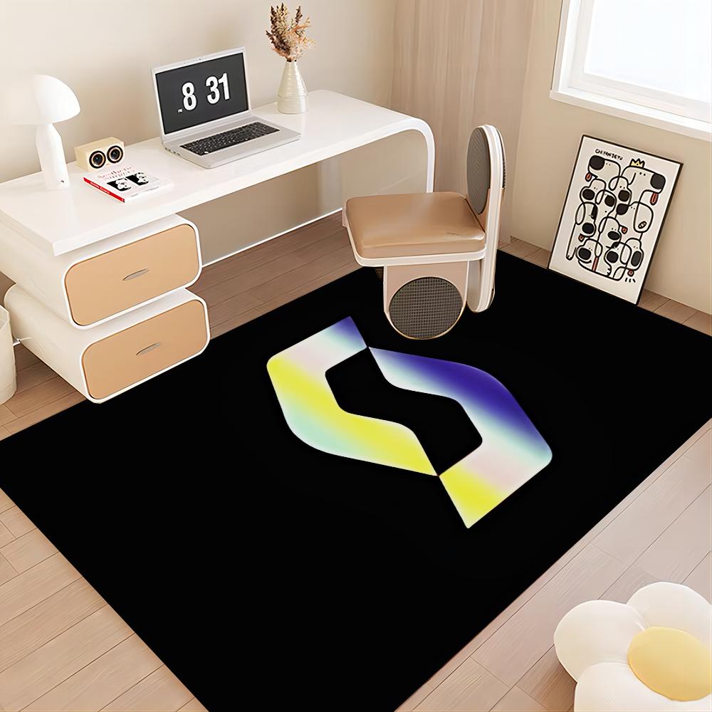 S-Scott Bike Logo Bathroom Mat Non-Slip Laundry Room Mat Laundry Decor Balcony Child Living Room Toilet Rug