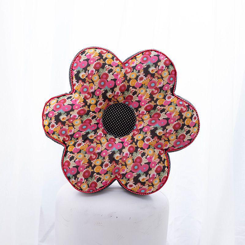 Корейская подушка с цветком сливы: Подушка для сна из 100% хлопка для офиса и спальни